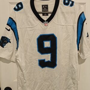 Nike White and Blue NFL Jersey